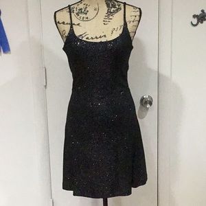 Black sparkle dress